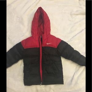 Boys size 4 puffer Nike coat
